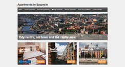 Desktop Screenshot of apartmentsinszczecin.com